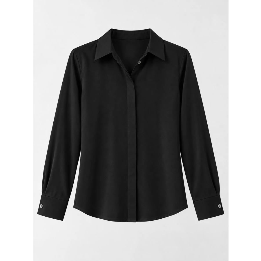 Button Up Long-Sleeve Shirt Apparel and Accessories