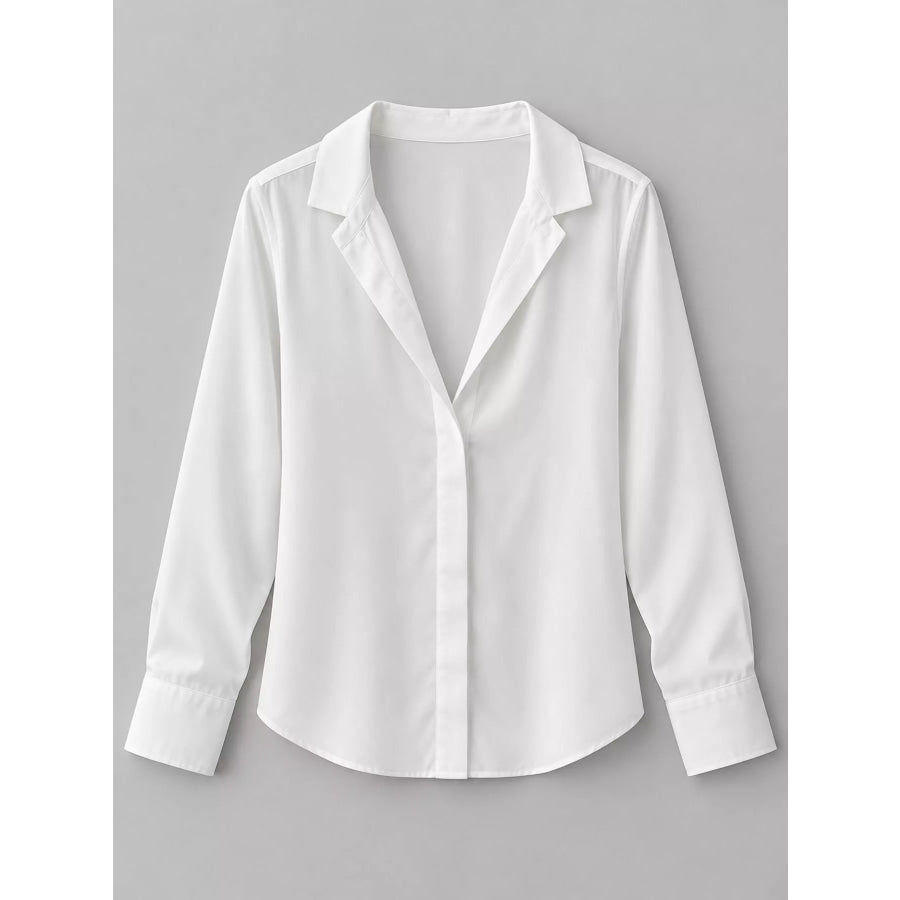 Button Up Long-Sleeve Shirt Apparel and Accessories