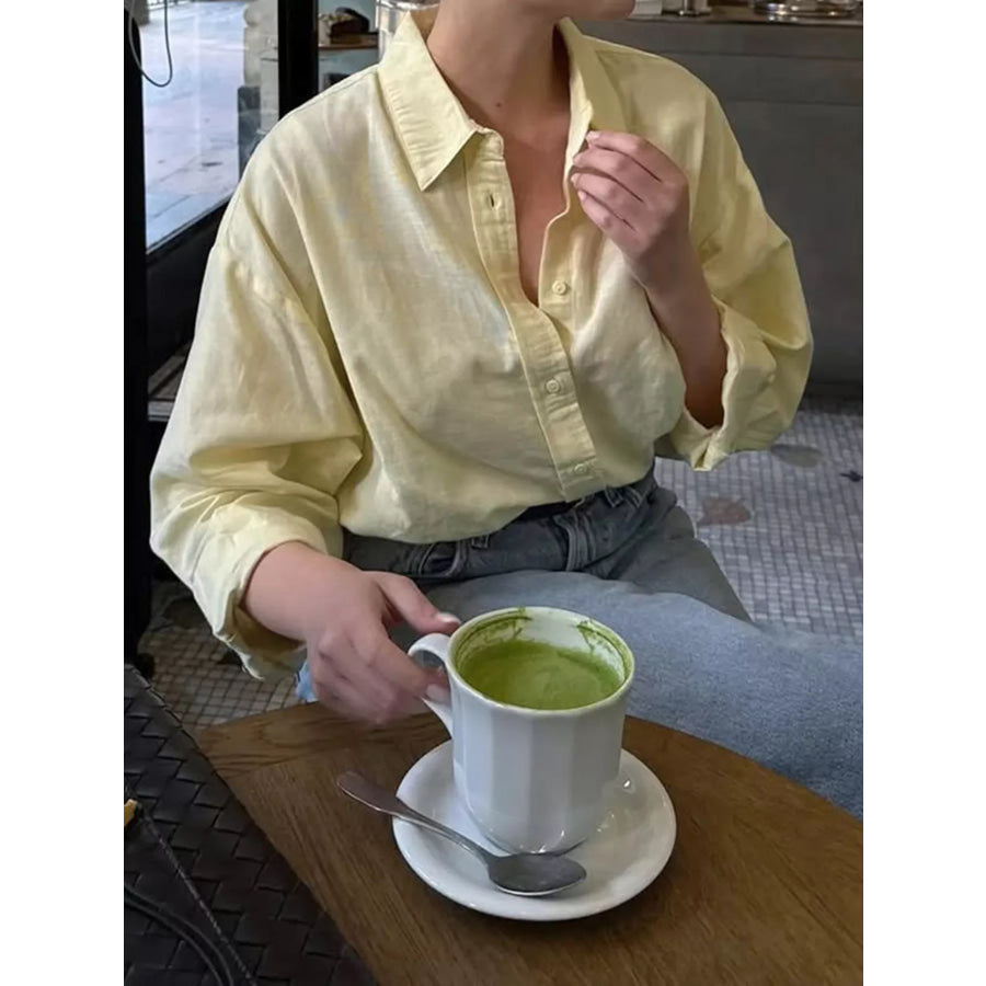 Button Up Long Sleeve Shirt Apparel and Accessories