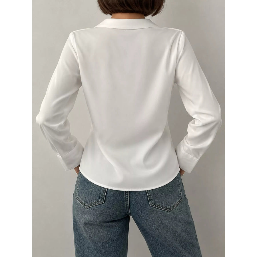 Button Up Long-Sleeve Shirt Apparel and Accessories