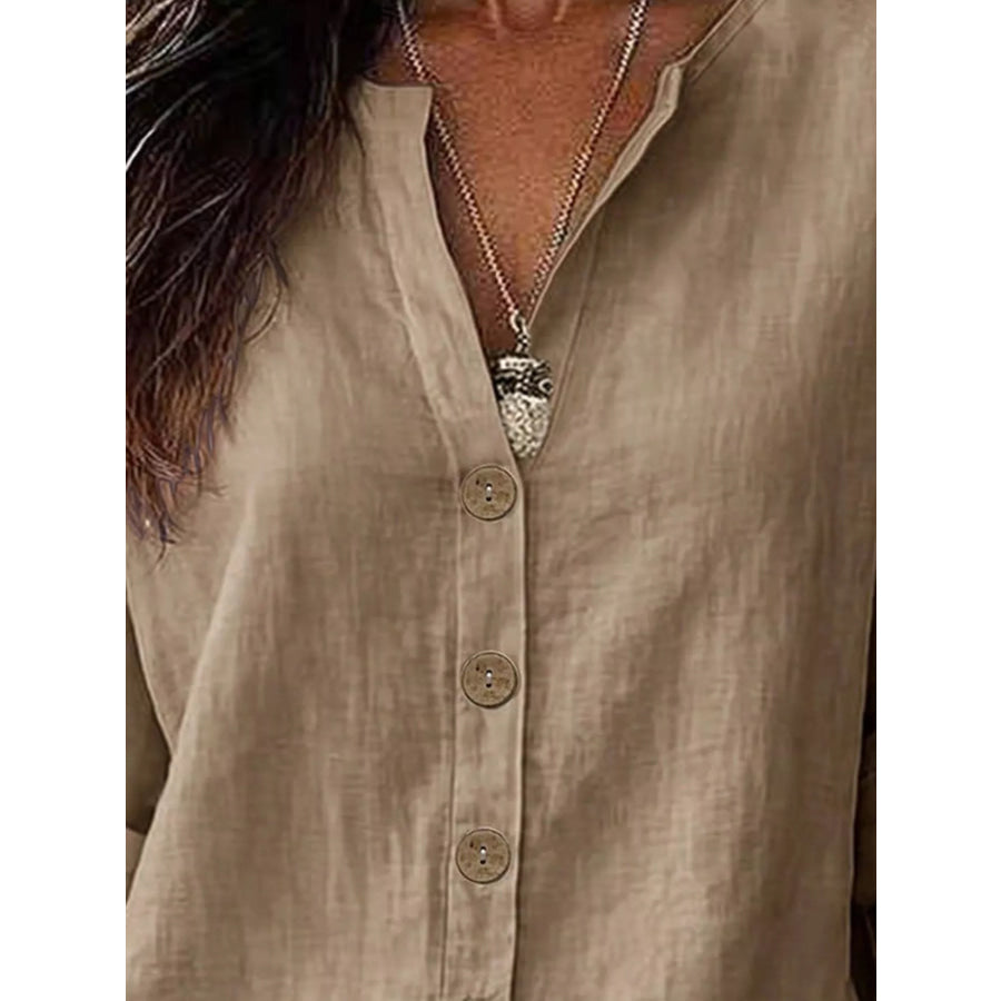 Button Up Long Sleeve Shirt Apparel and Accessories
