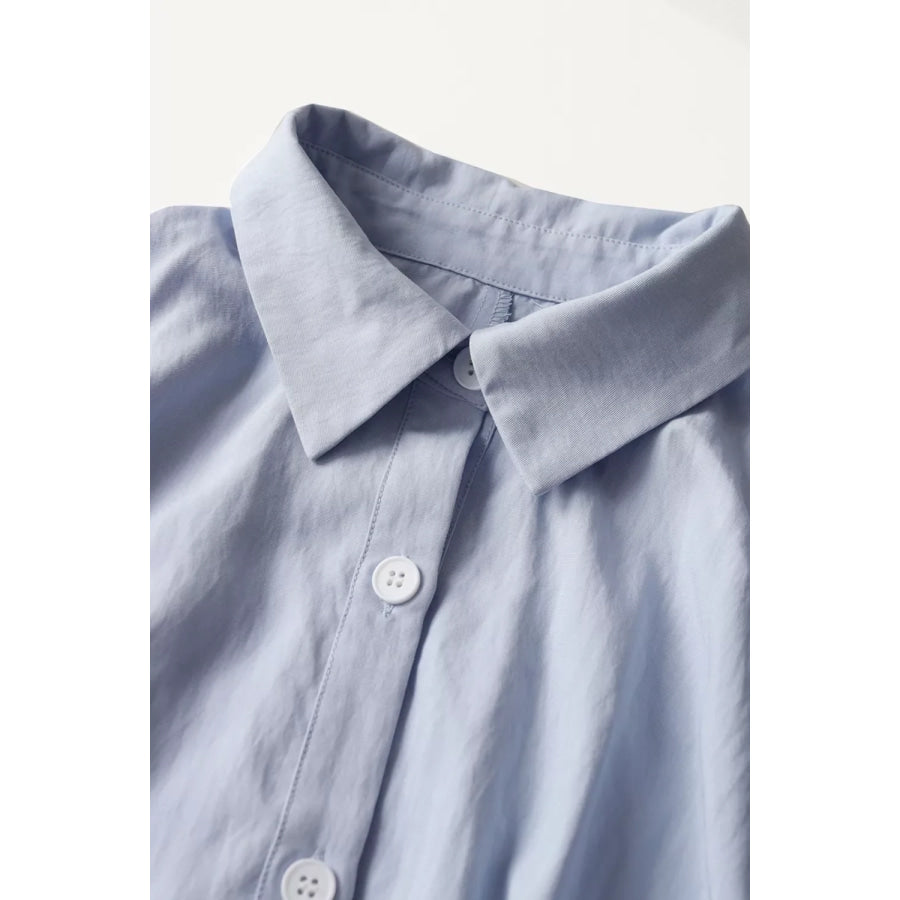 Button Up Short Sleeve Shirt Dress Apparel and Accessories