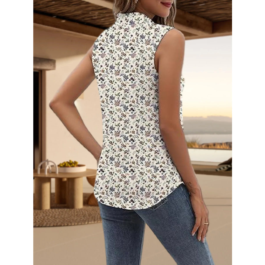 Button Up Sleeveless Shirt Apparel and Accessories