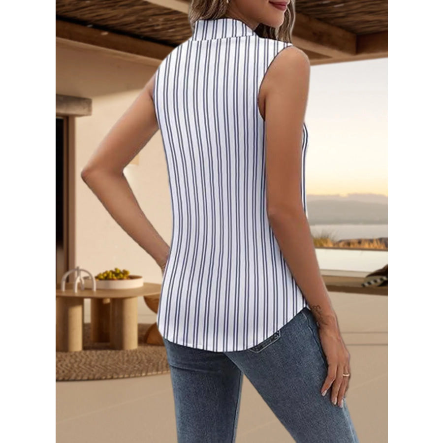 Button Up Sleeveless Shirt Apparel and Accessories