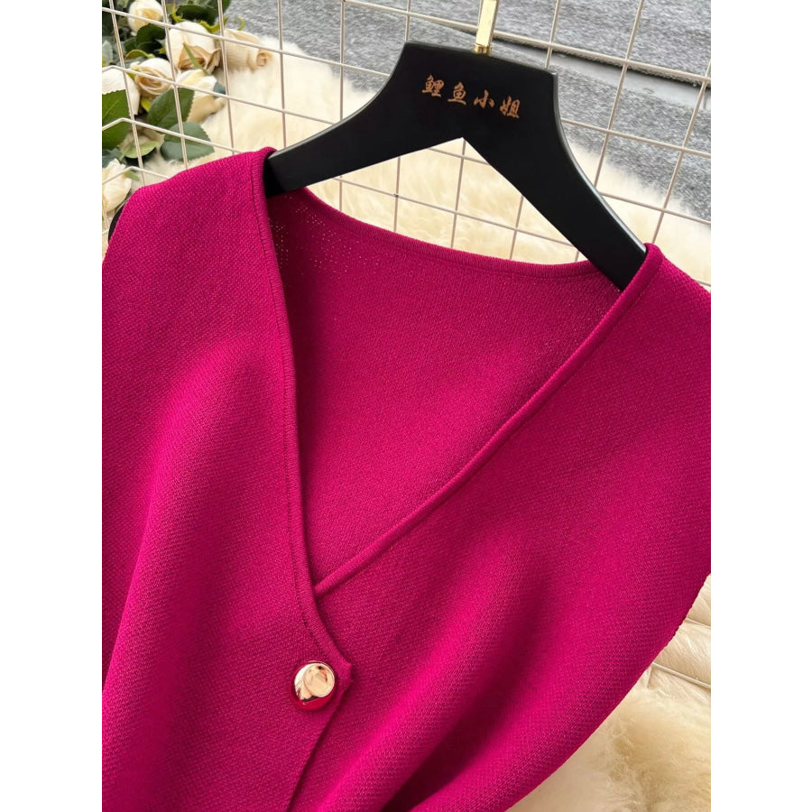 Button Up Sleeveless Top and Skirt Set Apparel and Accessories