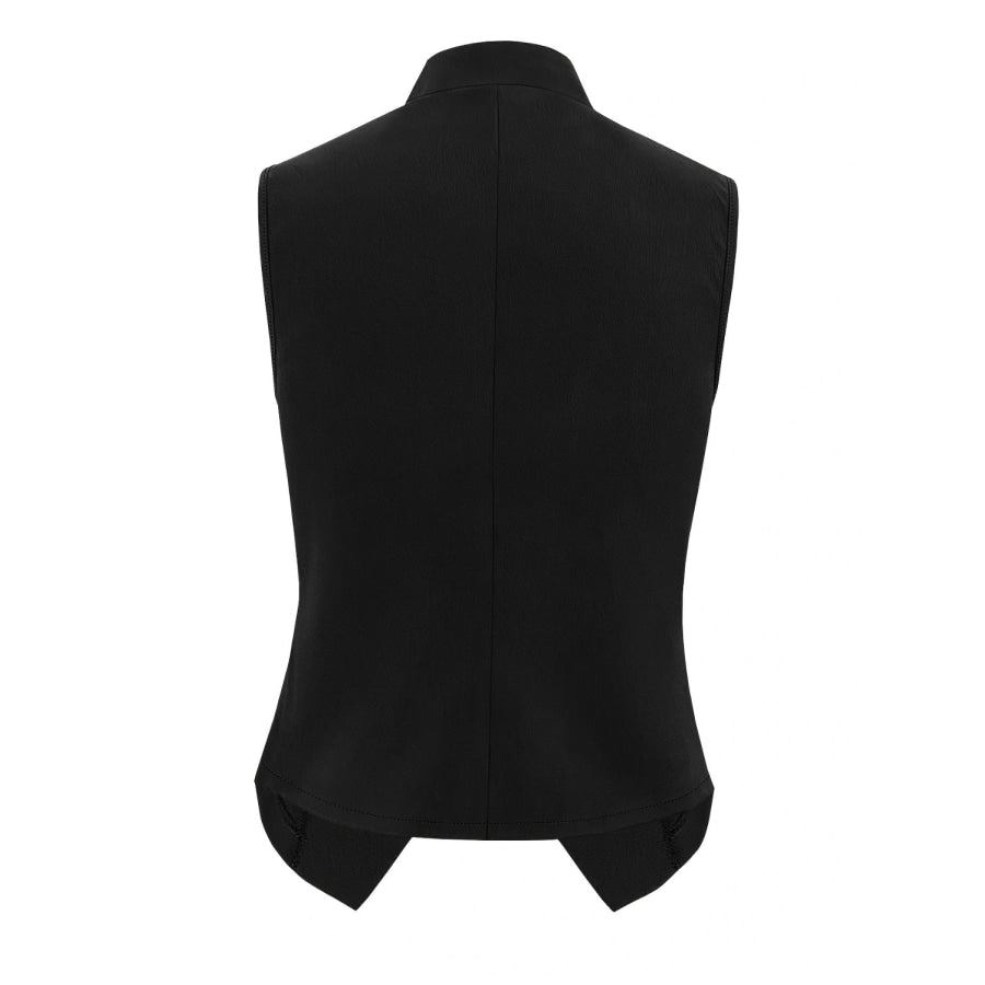 Button Up Surplice Vest Apparel and Accessories