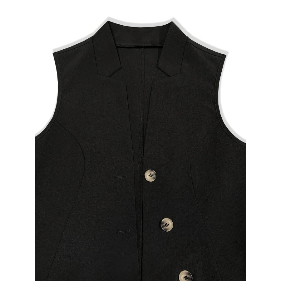 Button Up Surplice Vest Apparel and Accessories