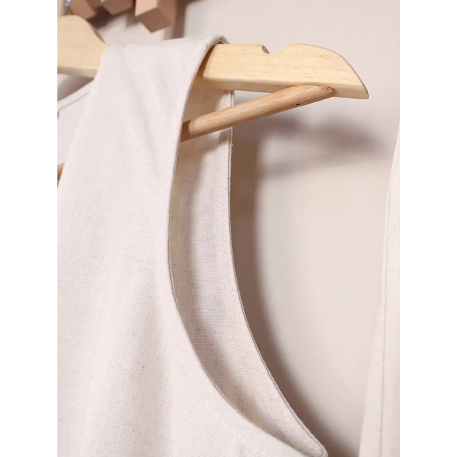 Button Up Vest and Shorts Two-Piece Set Apparel and Accessories