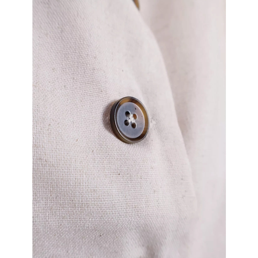 Button Up Vest and Shorts Two-Piece Set Apparel and Accessories
