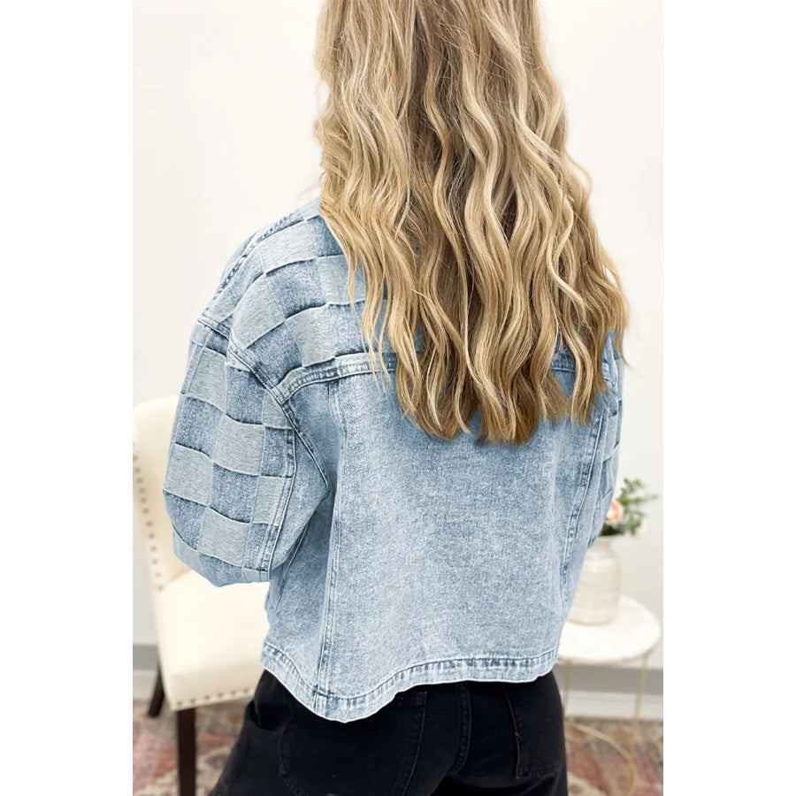 Button Up Wash Denim Jacket Apparel and Accessories