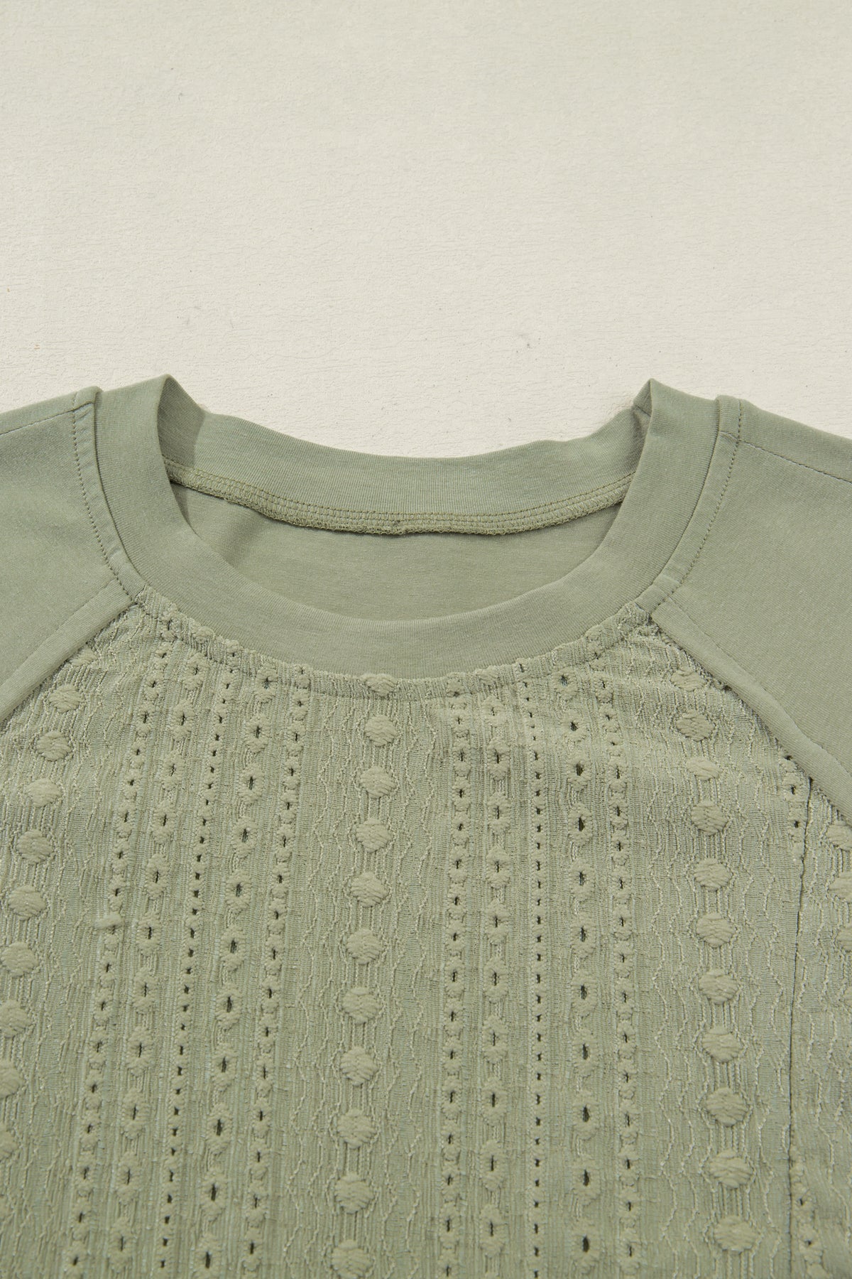 Laurel Green Jacquard Frilled Ruffled Long Sleeve Mini Dress