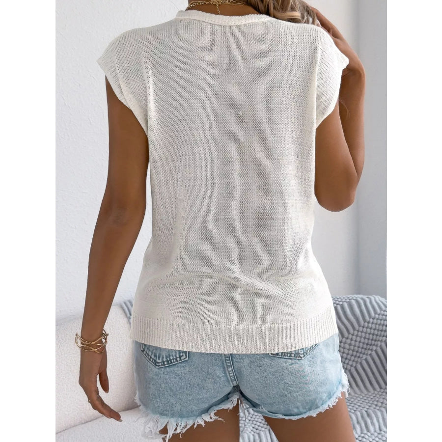 Cable Knit Button-Up Cardigan Apparel and Accessories