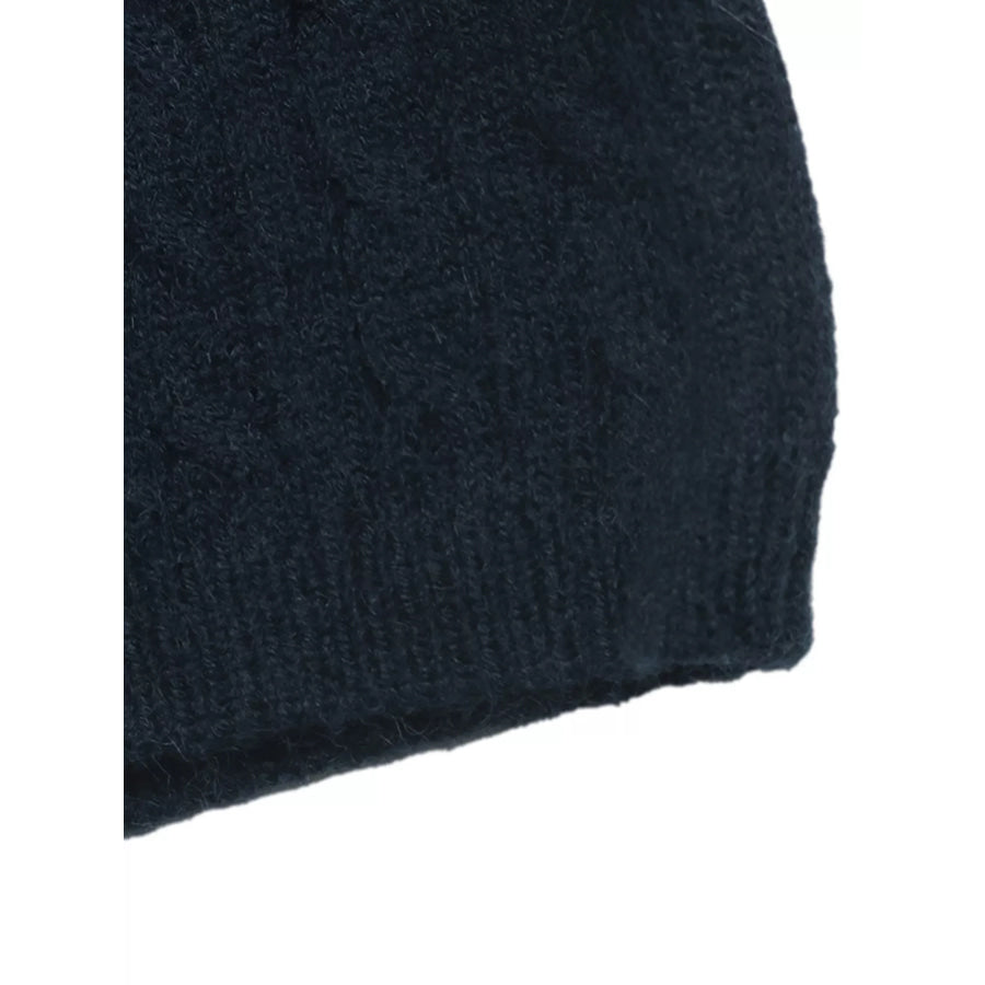 Cable Knit Contrast Collar Sweater Apparel and Accessories