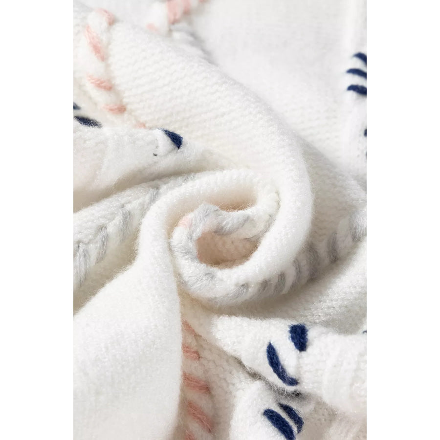 Cable Knit Short Sleeve Sweater Apparel and Accessories