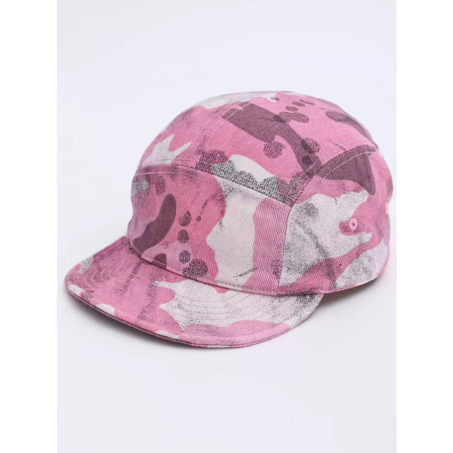 Camouflage Baseball Cap Blush Pink / One Size Apparel and Accessories