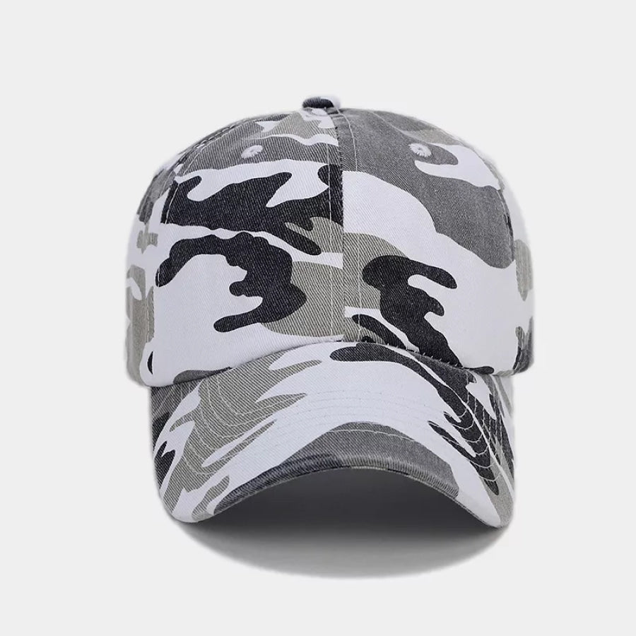 Camouflage Baseball Cap Light Blue / One Size Apparel and Accessories