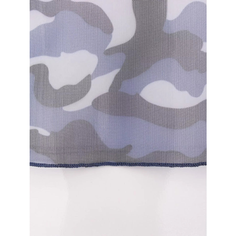 Camouflage Mesh Long Sleeve T-Shirt Apparel and Accessories