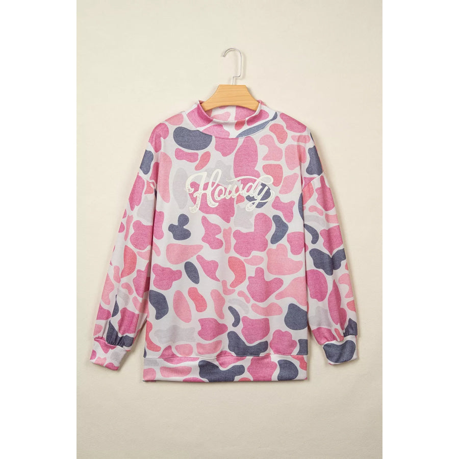 Camouflage Western Style Pullover Sweatshirt Apparel and Accessories