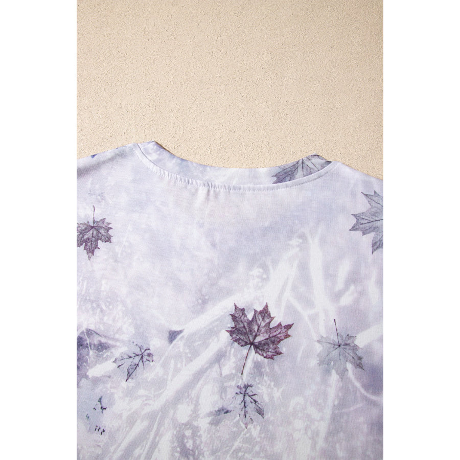 Camouflage Woodland Print Drop Shoulder Tunic Tee Apparel and Accessories