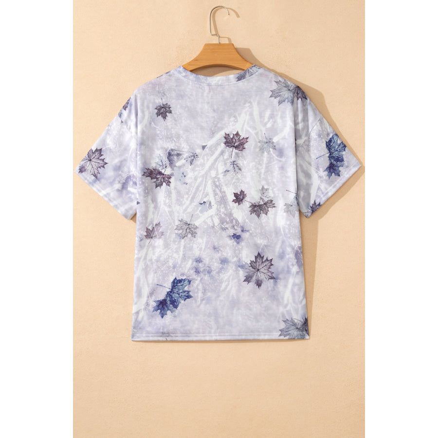 Camouflage Woodland Print Drop Shoulder Tunic Tee Apparel and Accessories
