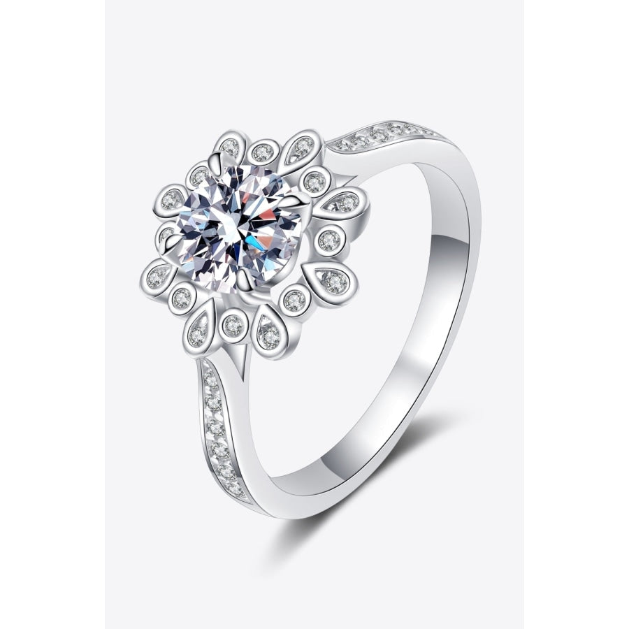 Can’t Stop Your Shine 925 Sterling Silver Moissanite Ring Silver / 11