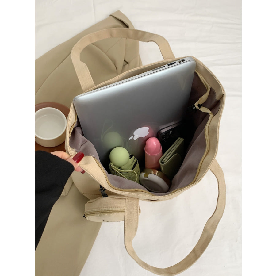 Canvas Tote Bag with Pouch Apparel and Accessories