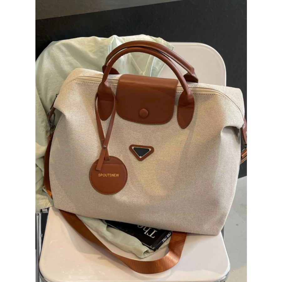Canvas Travel Bag with Detachable Strap Apparel and Accessories