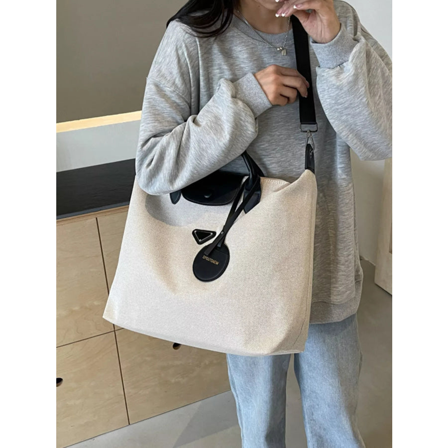 Canvas Travel Bag with Detachable Strap Apparel and Accessories
