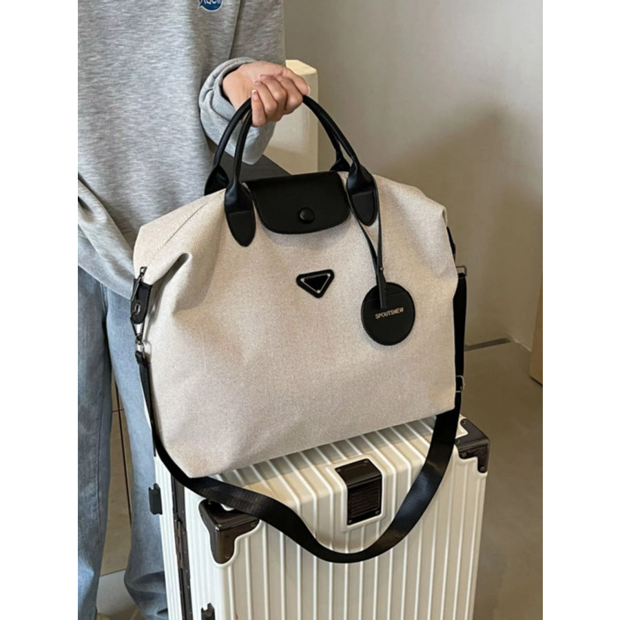 Canvas Travel Bag with Detachable Strap Apparel and Accessories