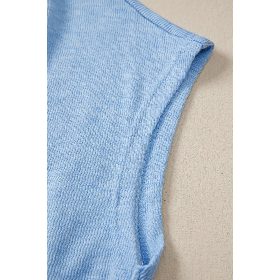 Cap Sleeve Matching Top and Jogger Pants Set Apparel and Accessories