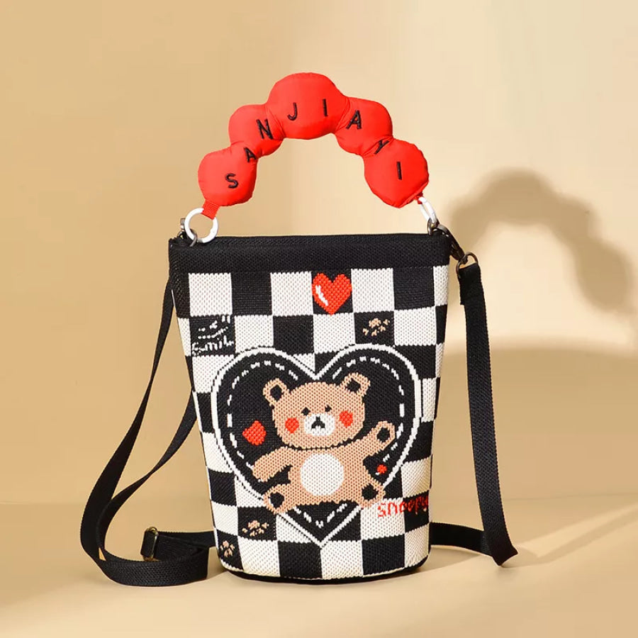 Cartoon Bucket Crossbody Bag Style A / onesize Apparel and Accessories