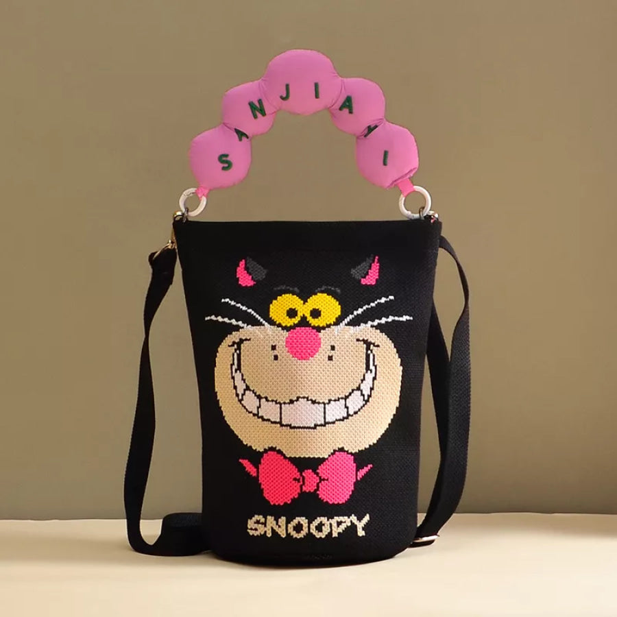 Cartoon Bucket Crossbody Bag Style C / onesize Apparel and Accessories