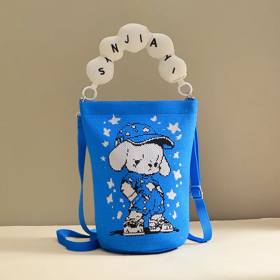 Cartoon Bucket Crossbody Bag Style F / onesize Apparel and Accessories