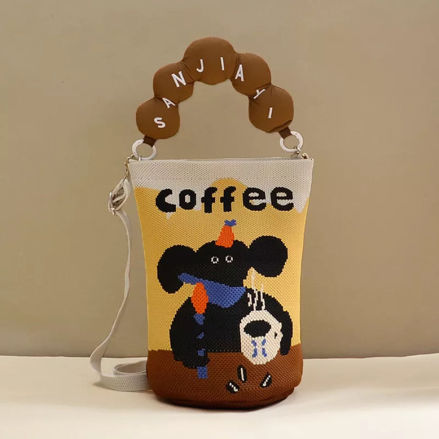 Cartoon Bucket Crossbody Bag Style G / onesize Apparel and Accessories