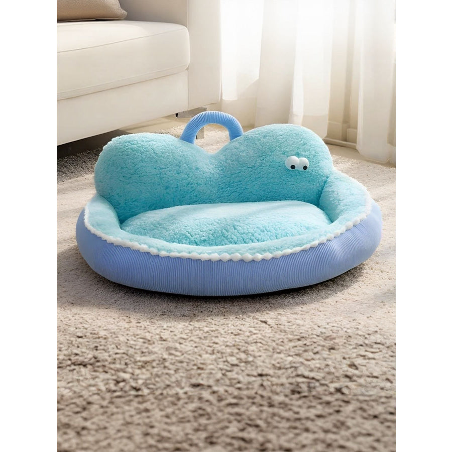 Cartoon Design Cozy Pet Nest Light Blue-love Sofa Nest / S Apparel and Accessories