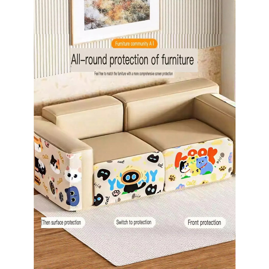 Cartoon Pattern Anti-Scratch Sofa Pet Furniture Protector Apparel and Accessories
