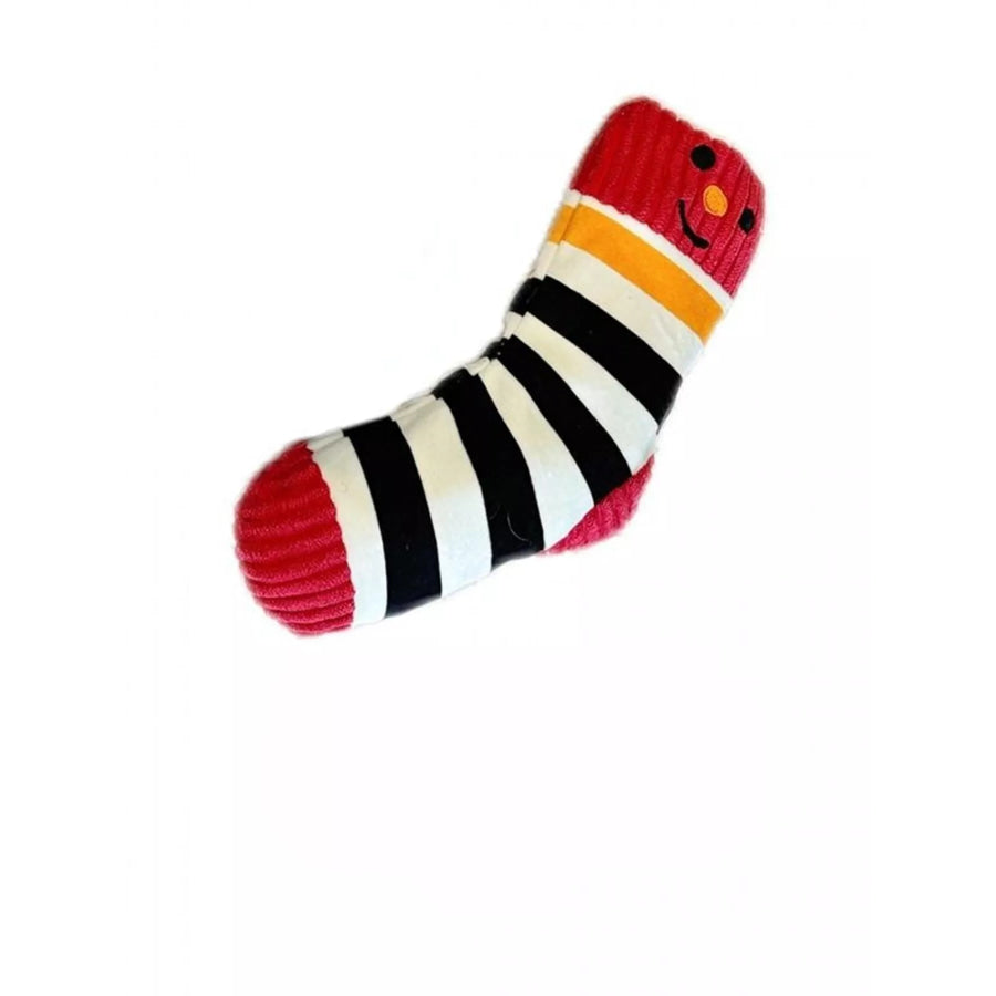 Cartoon Socks Pet Plush Toys Red Stripes / ONESIZE Apparel and Accessories