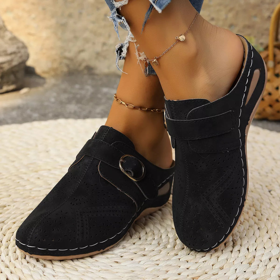 Casual Buckle Slip-Ons Apparel and Accessories