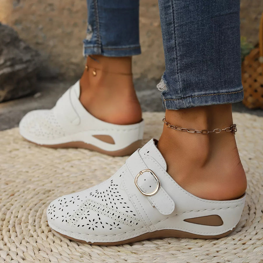 Casual Buckle Slip-Ons Apparel and Accessories