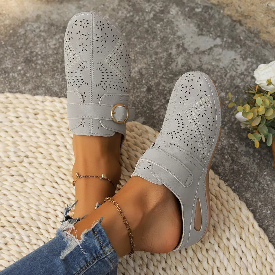Casual Buckle Slip-Ons Apparel and Accessories