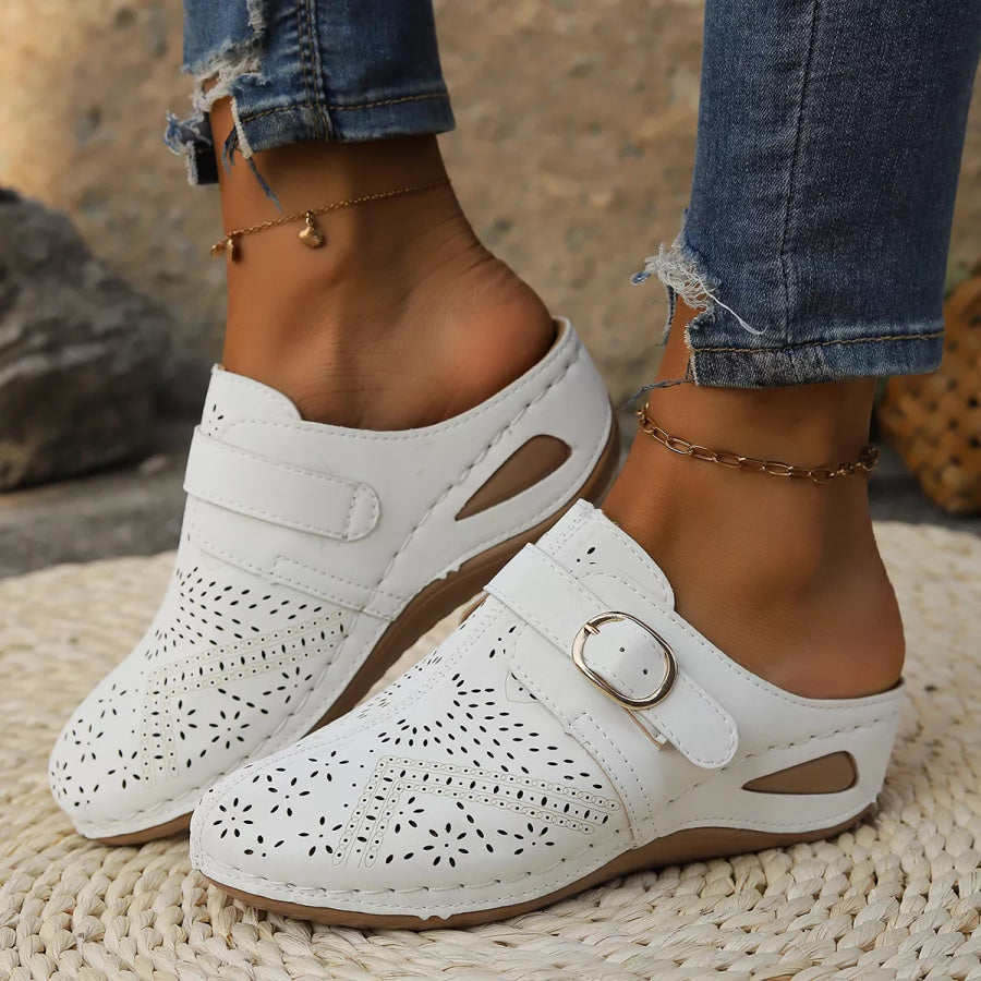 Casual Buckle Slip-Ons Apparel and Accessories