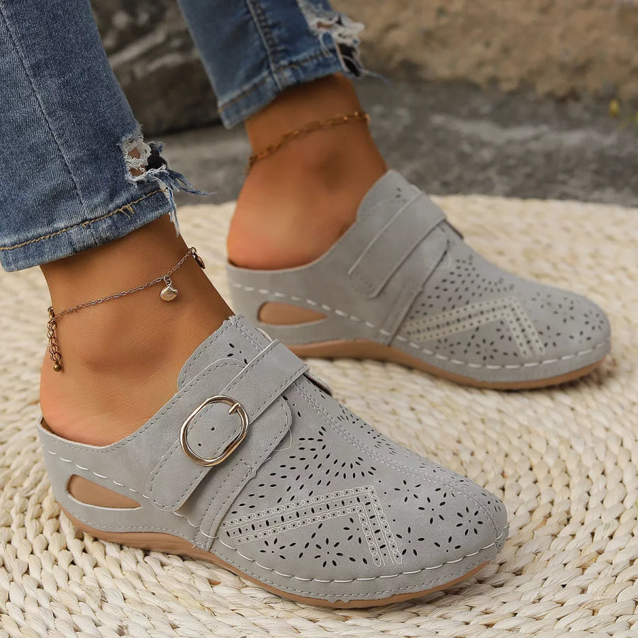 Casual Buckle Slip-Ons Apparel and Accessories