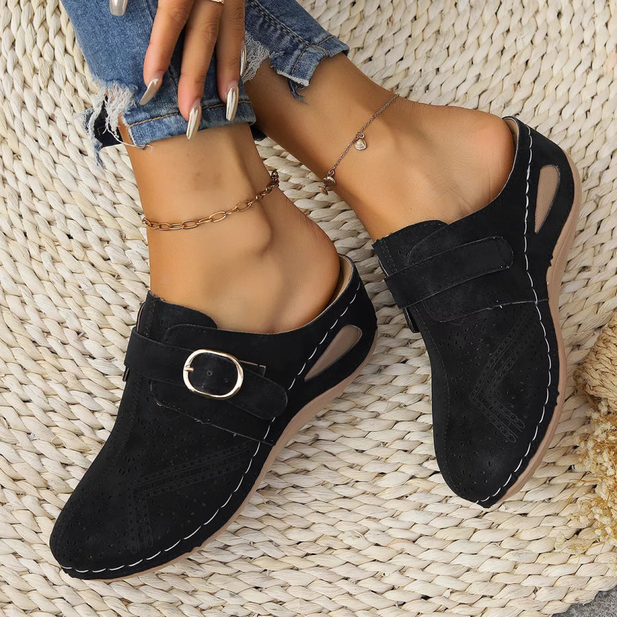 Casual Buckle Slip-Ons Apparel and Accessories