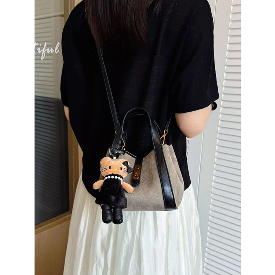 Casual Contrast Crossbody Bag Apparel and Accessories