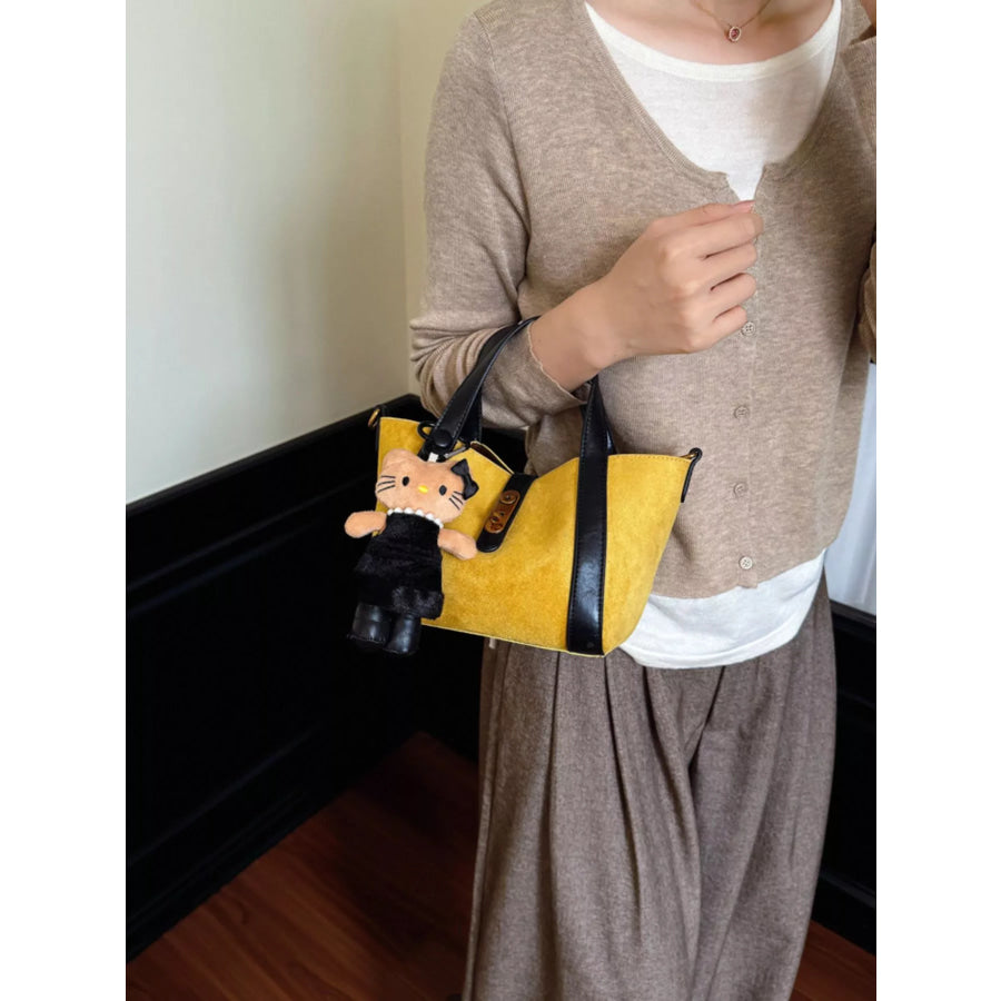 Casual Contrast Crossbody Bag Apparel and Accessories