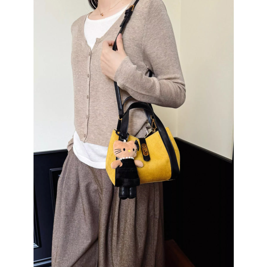 Casual Contrast Crossbody Bag Apparel and Accessories