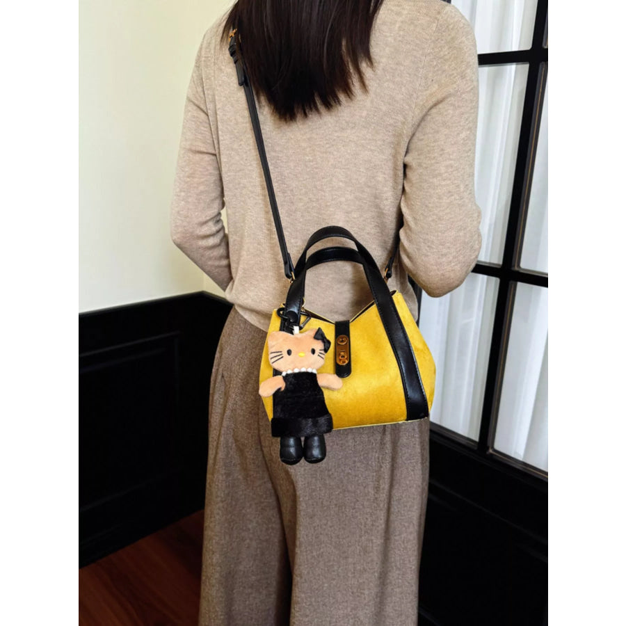 Casual Contrast Crossbody Bag Apparel and Accessories