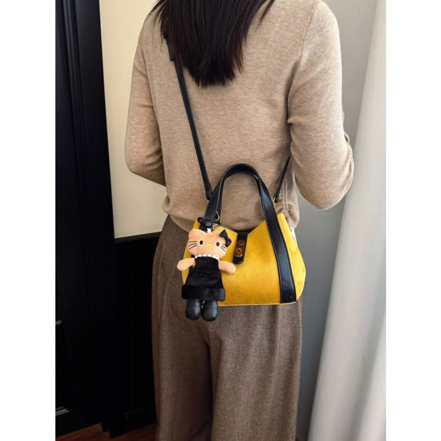 Casual Contrast Crossbody Bag Apparel and Accessories