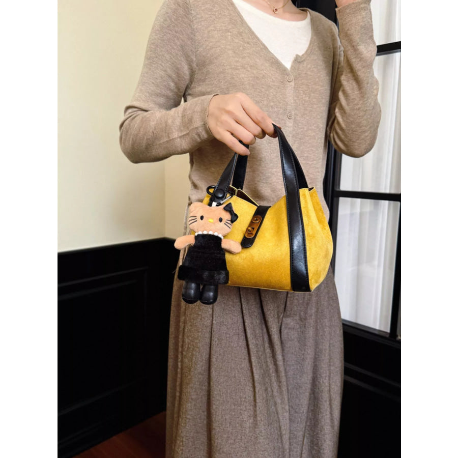 Casual Contrast Crossbody Bag Apparel and Accessories