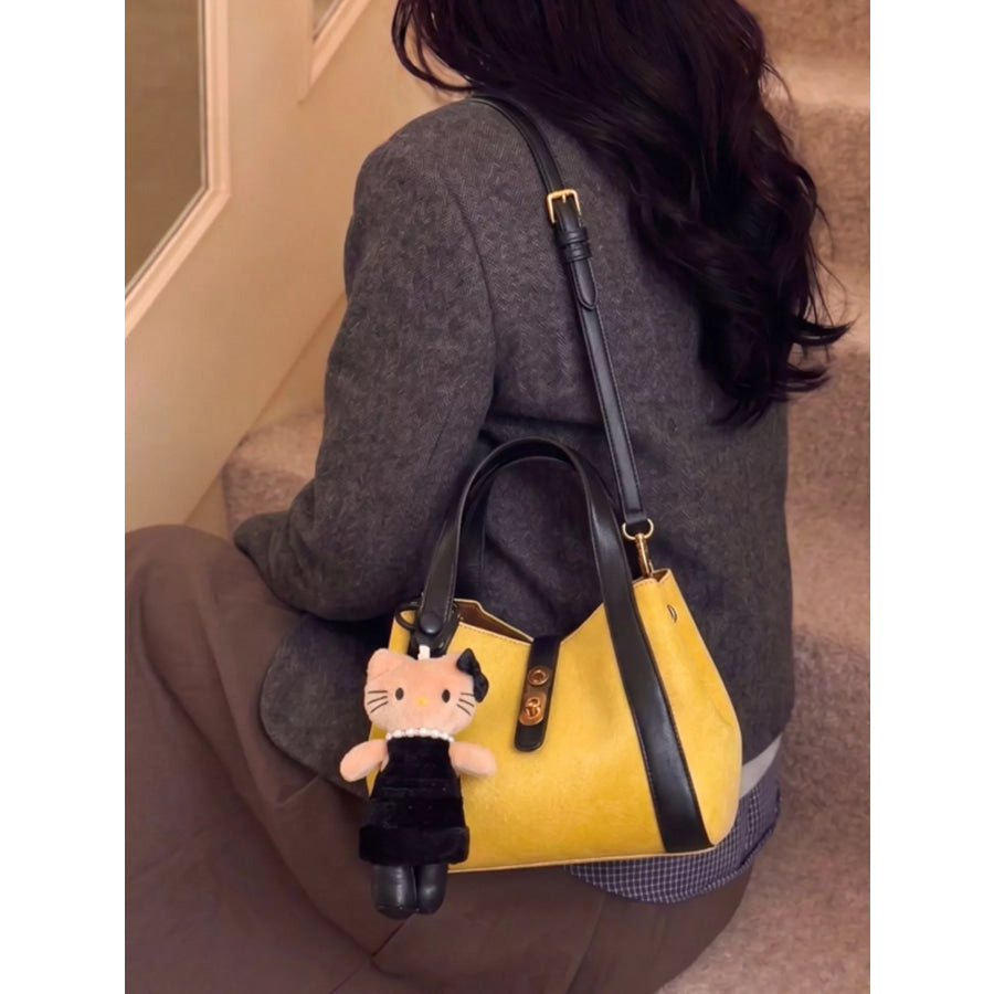 Casual Contrast Crossbody Bag Apparel and Accessories